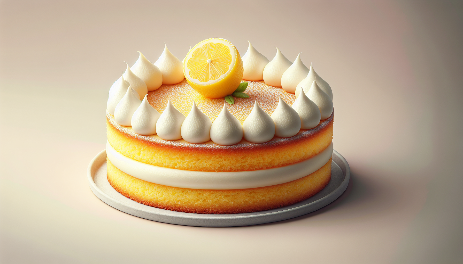 torta limone con crema